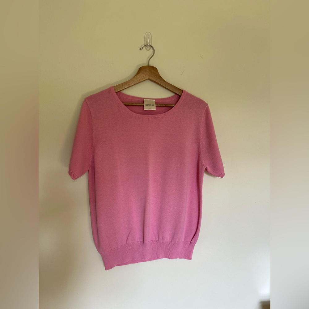 Vintage Pink Knit Top